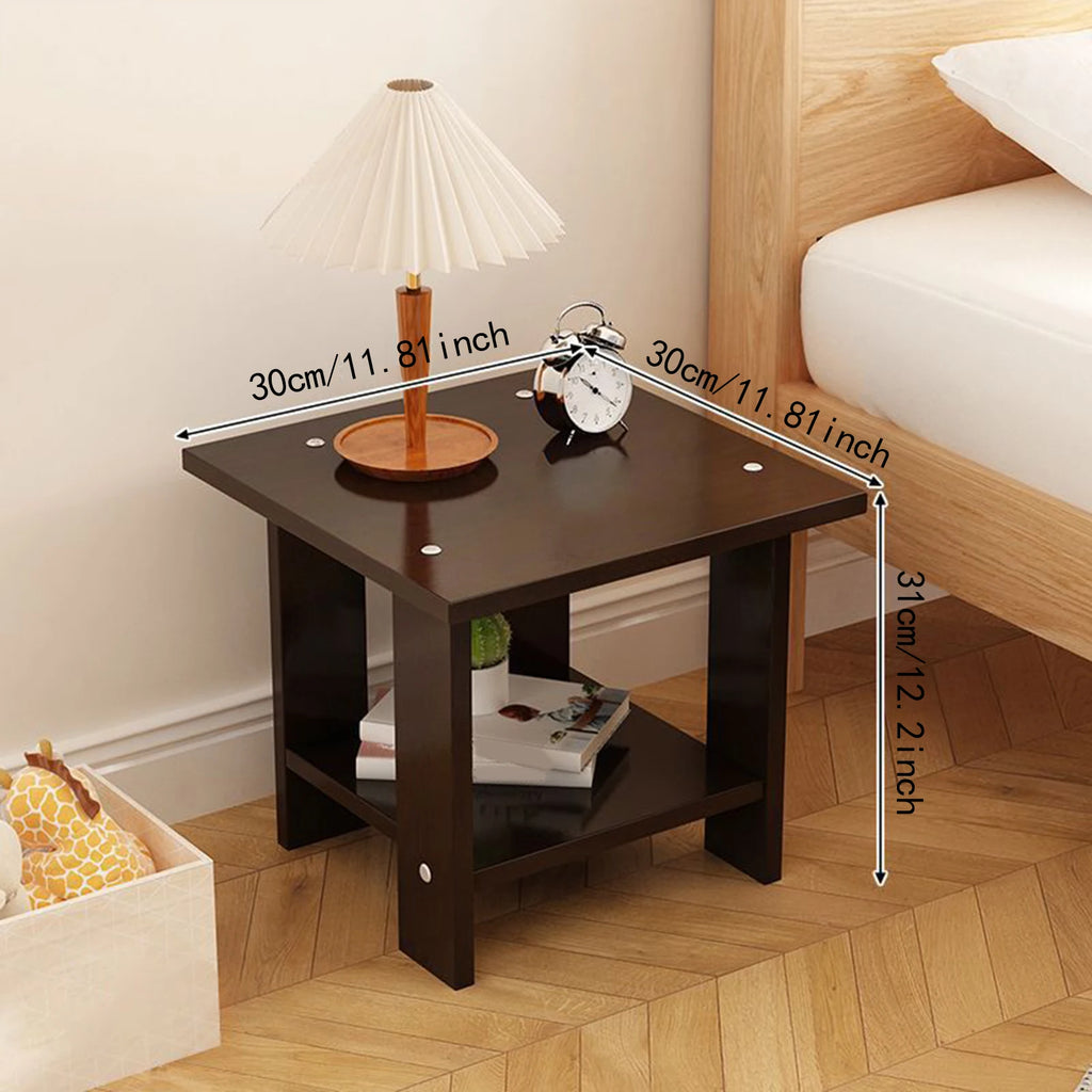 Casssa™ Wooden Double Layer Side Table