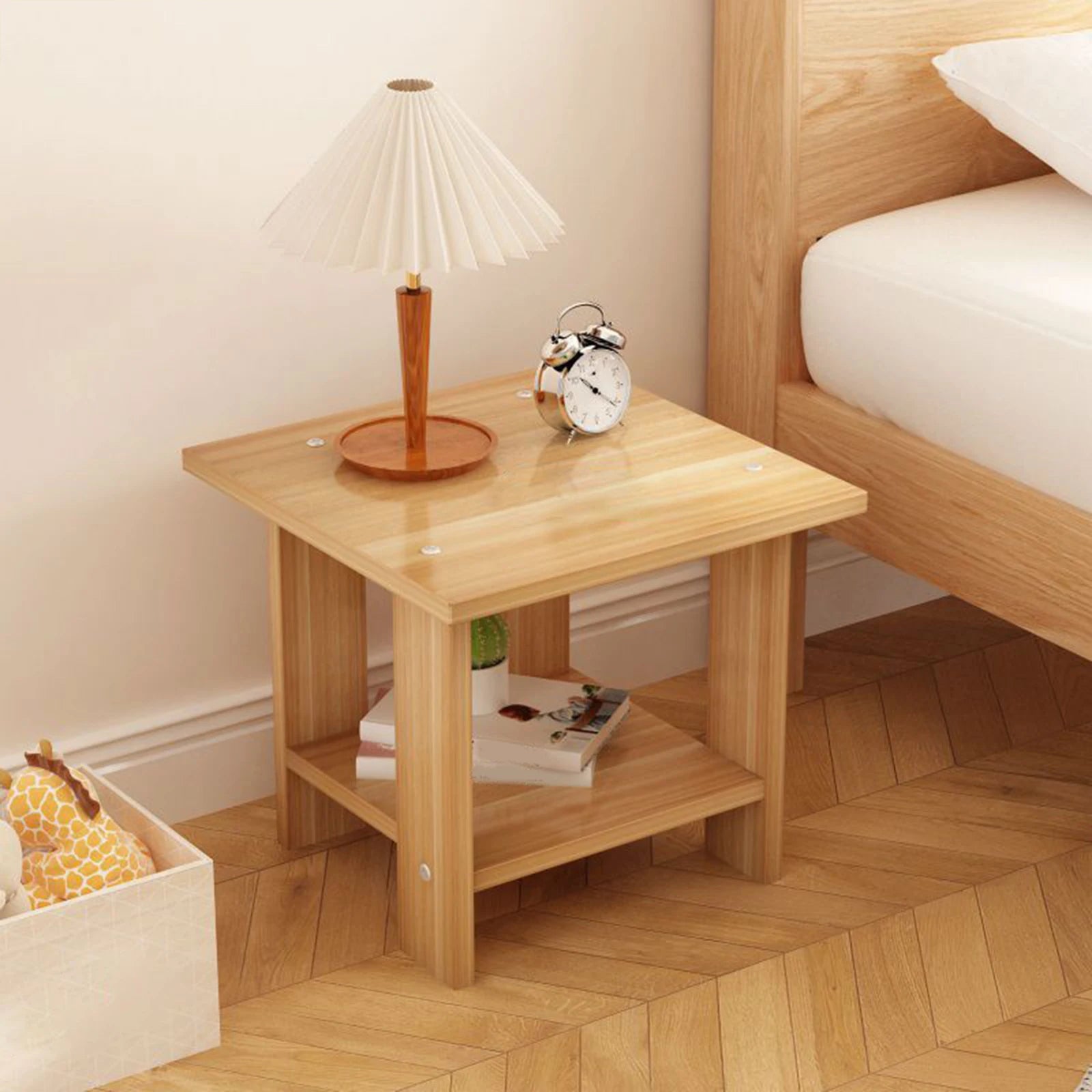 Casssa™ Wooden Double Layer Side Table