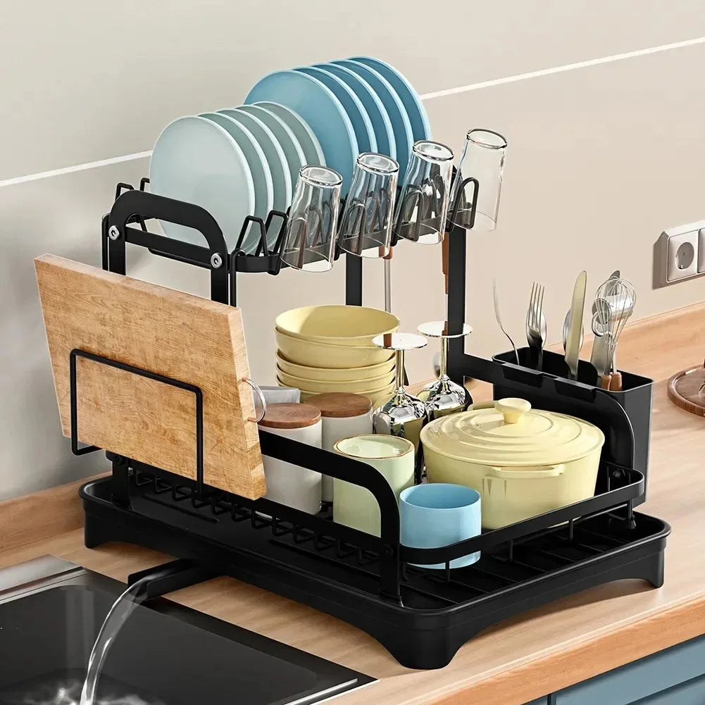 Casssa™ 2-Tier Dish Drying Rack