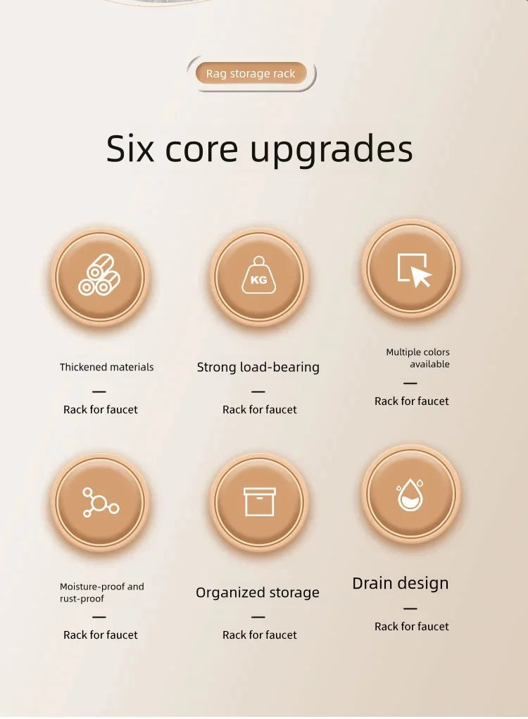 Casssa Kitchen Spice Storage Shelf with Drainage