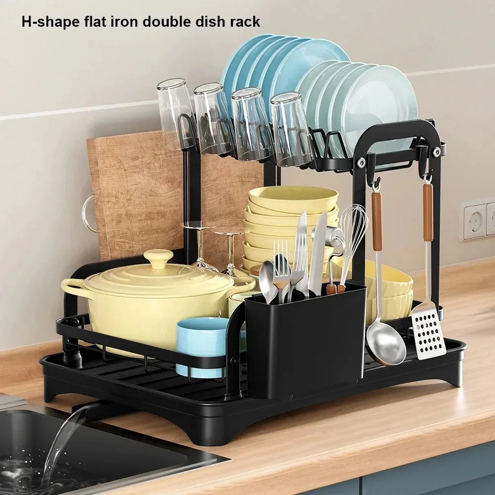 Casssa™ 2-Tier Dish Drying Rack