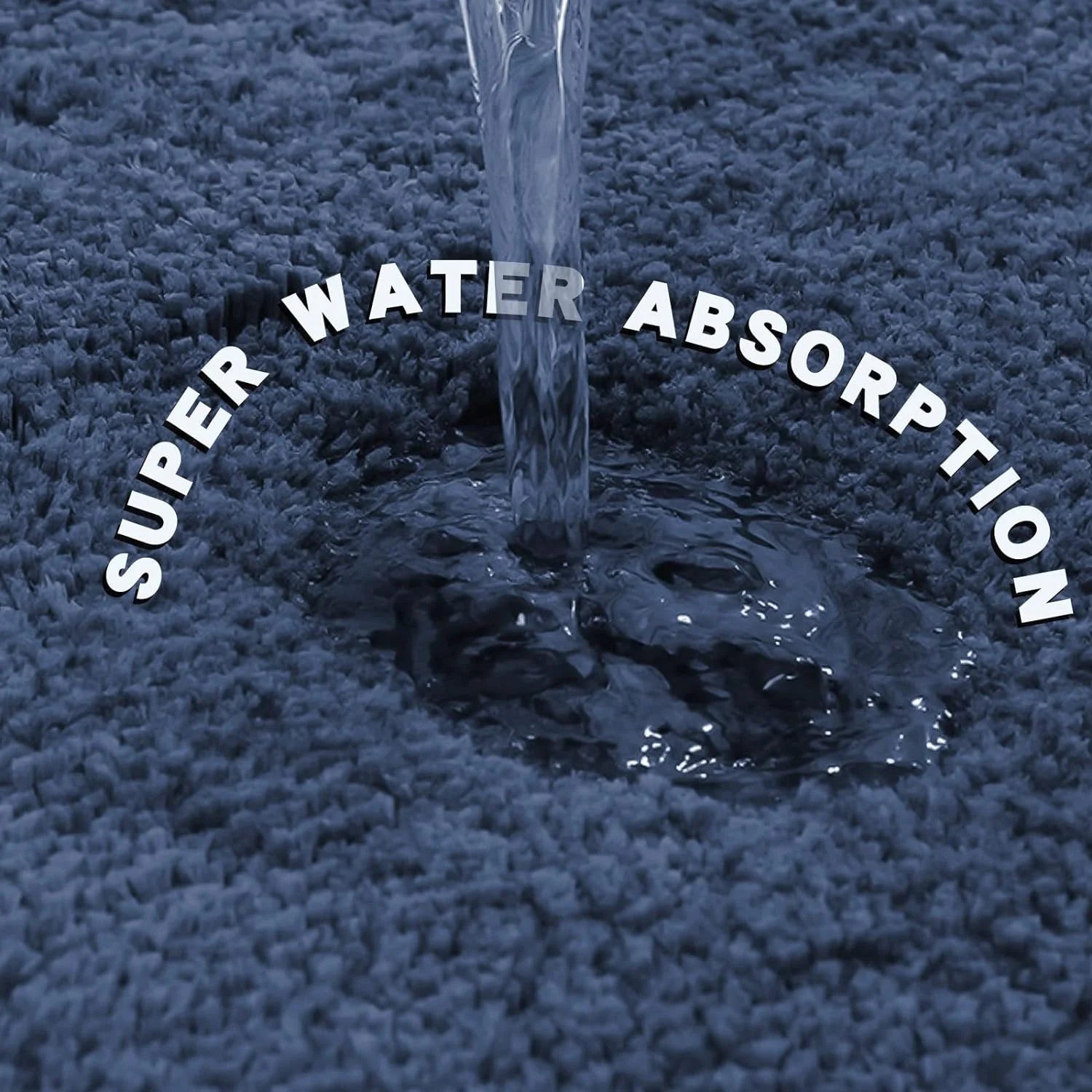 Casssa Water Absorption Anti-Slip Bathroom Mat