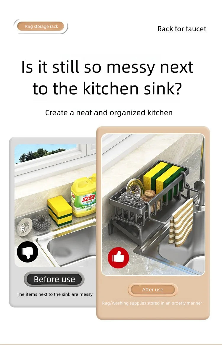 Casssa Kitchen Spice Storage Shelf with Drainage