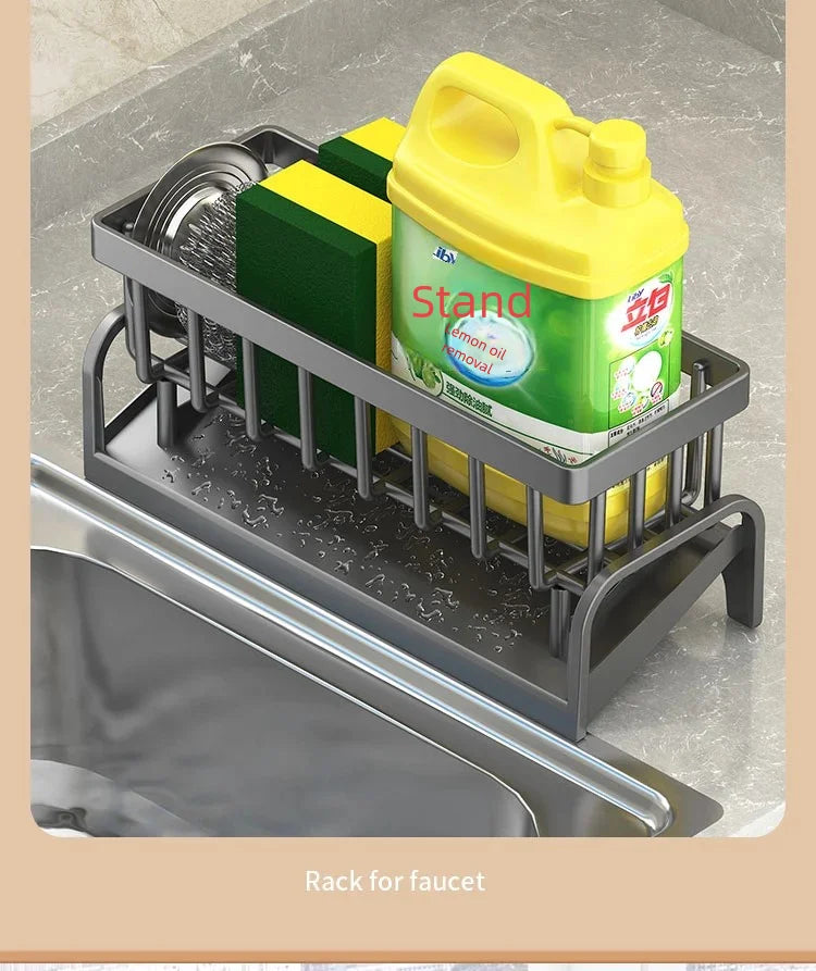 Casssa Kitchen Spice Storage Shelf with Drainage