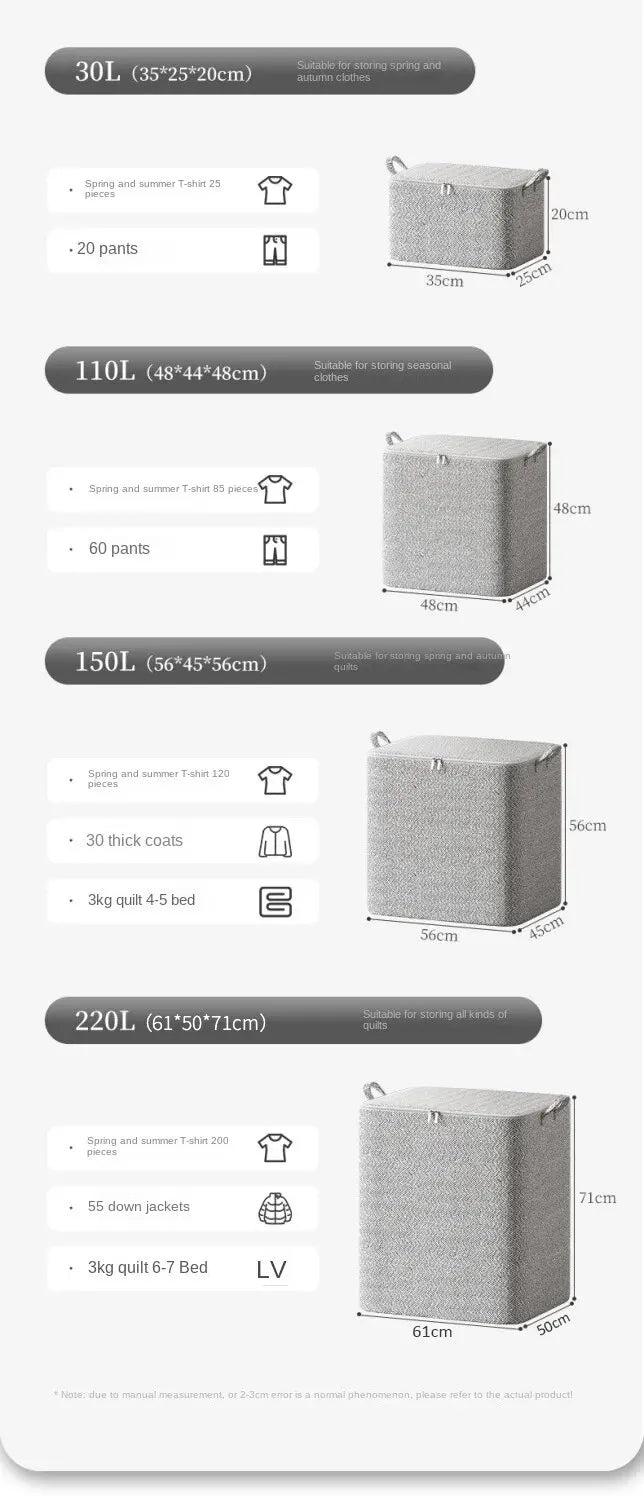 Casssa Large Capacity Storage Bag