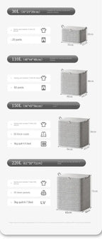 Casssa Large Capacity Storage Bag