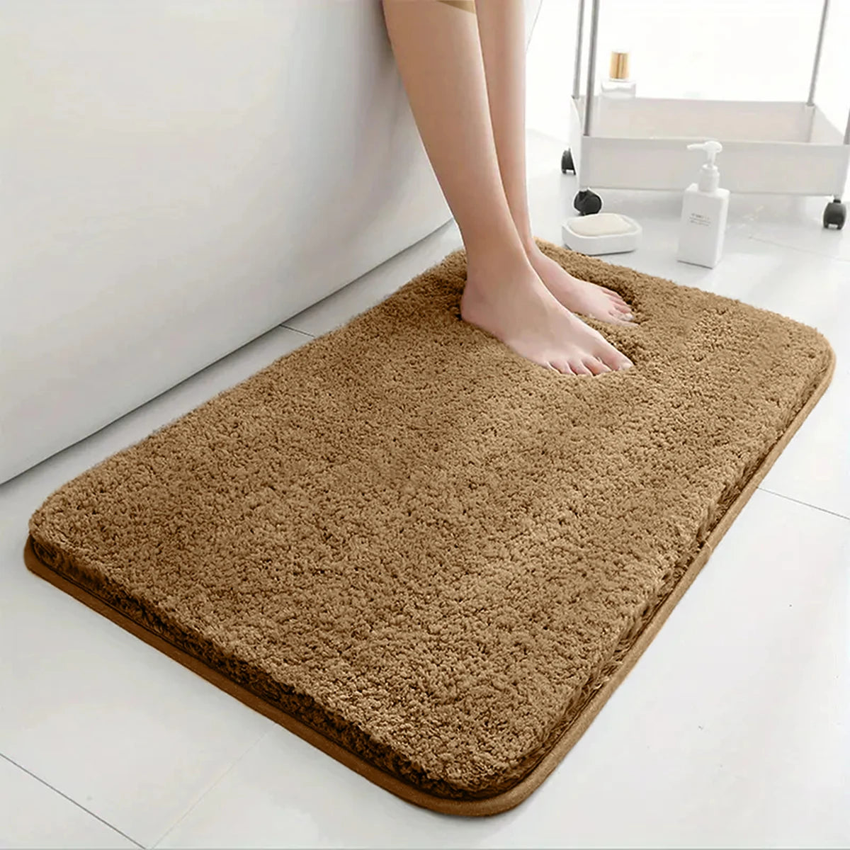 Casssa Water Absorption Anti-Slip Bathroom Mat