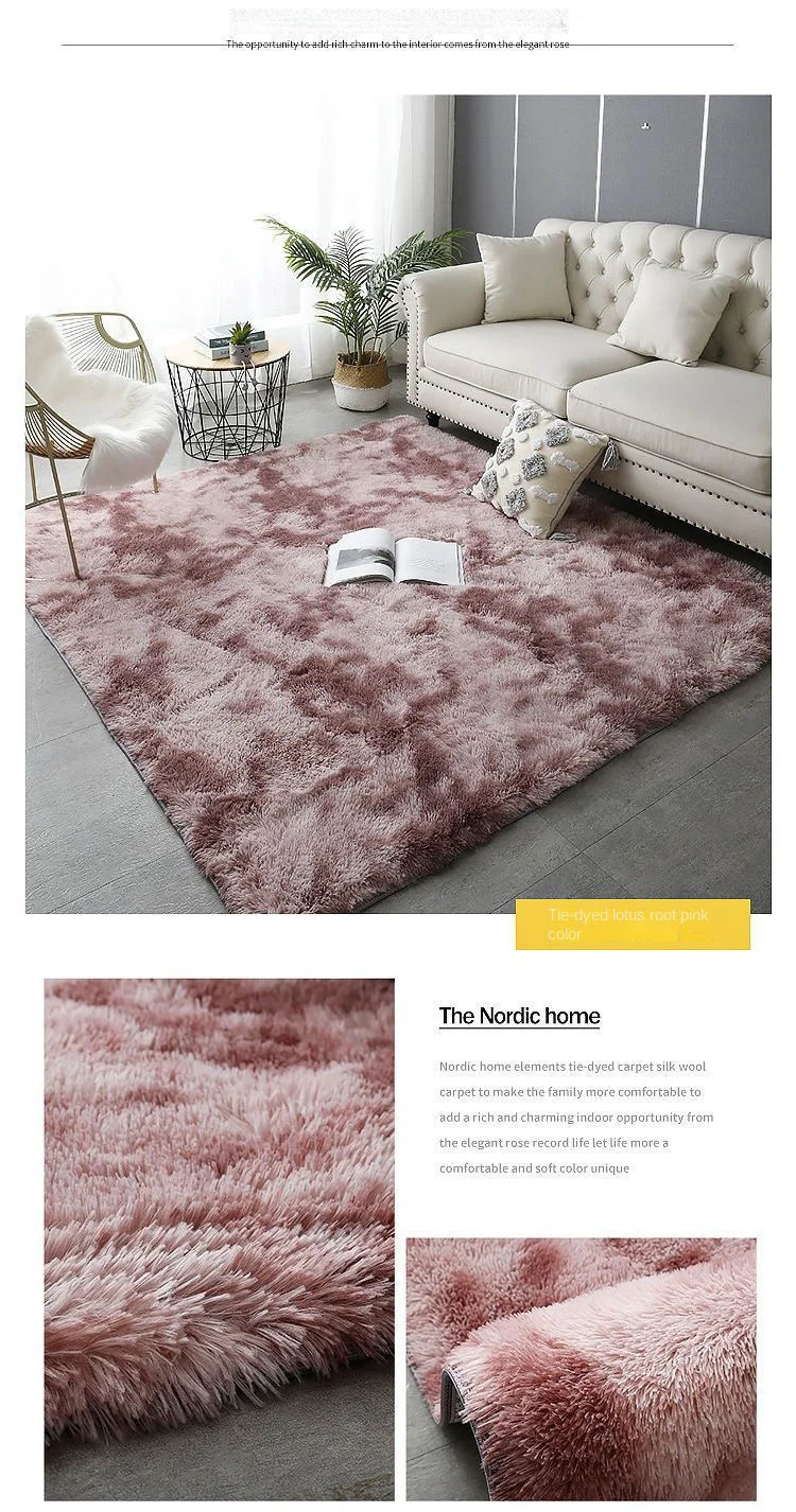 CASSSA™ Tie-Dye Plush Carpet