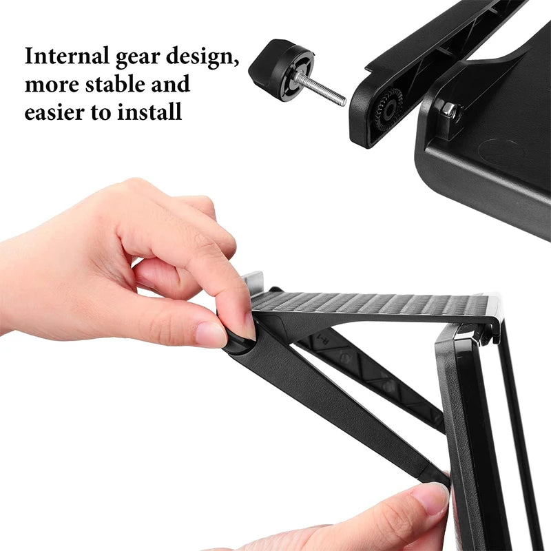 CasssaAdjustable TV Screen Top Storage Shelf