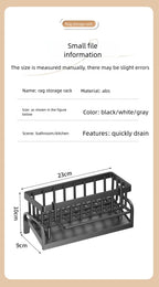 Casssa Kitchen Spice Storage Shelf with Drainage
