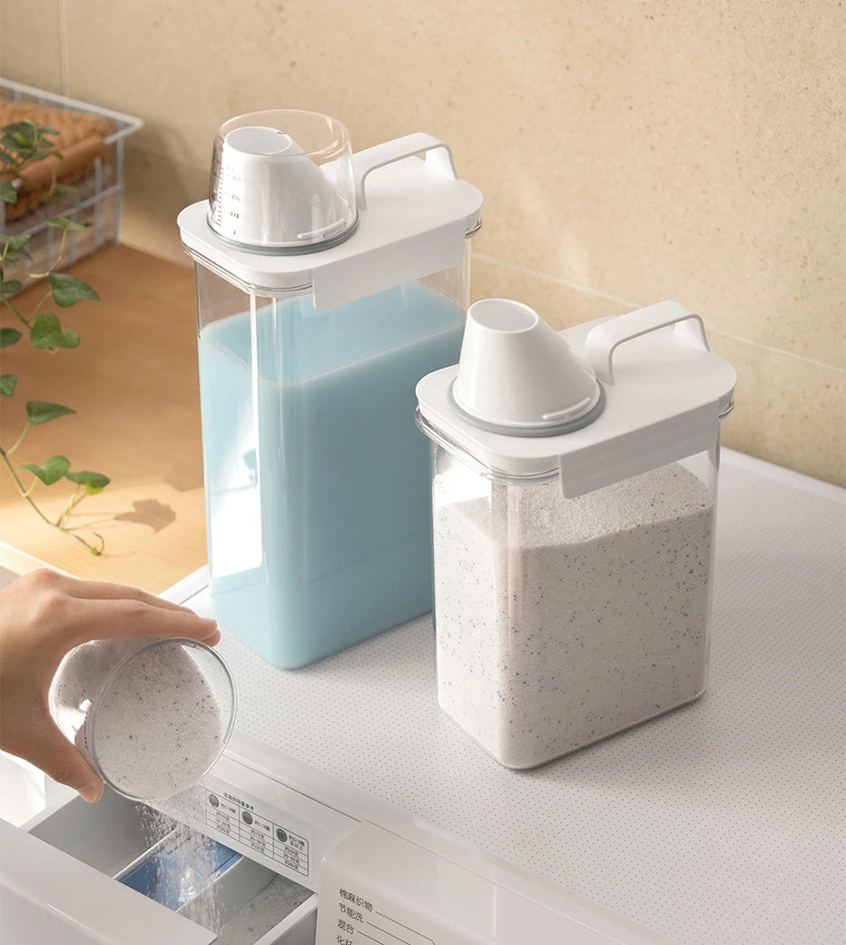 Casss Airtight Refillable Laundry Detergent Dispenser