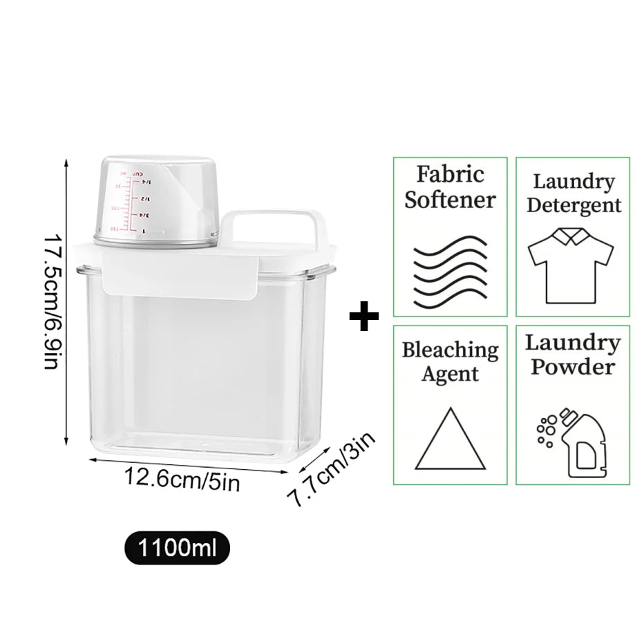 Casss Airtight Refillable Laundry Detergent Dispenser