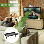 CasssaAdjustable TV Screen Top Storage Shelf