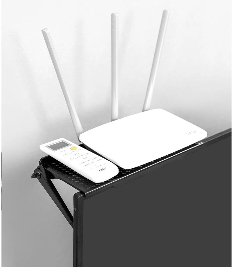 CasssaAdjustable TV Screen Top Storage Shelf
