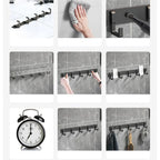 CasssaHeavy-Duty Wall Coat Rack with Hooks