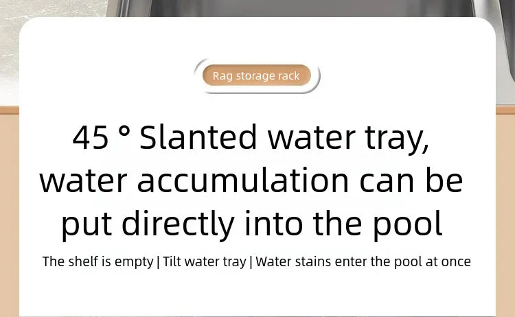 Casssa Kitchen Spice Storage Shelf with Drainage