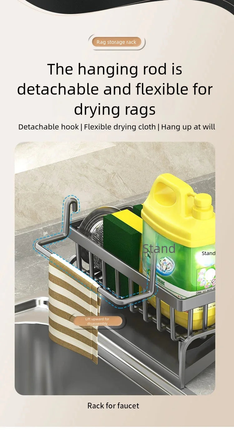 Casssa Kitchen Spice Storage Shelf with Drainage