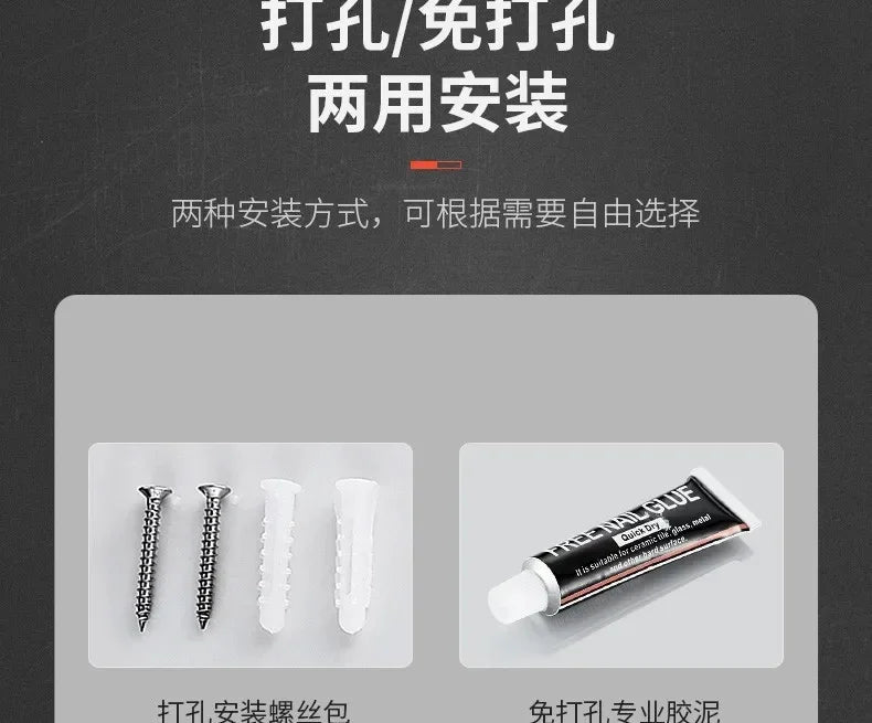 Casssa™ Wall-Mounted Kitchen Condiment Rack