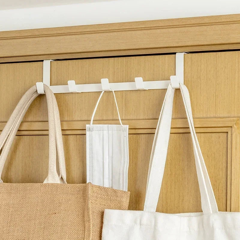 Casssa Over The Door 5 Hooks Organizer Rack
