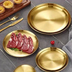 Casssa™ Gold Stainless Steel Plates