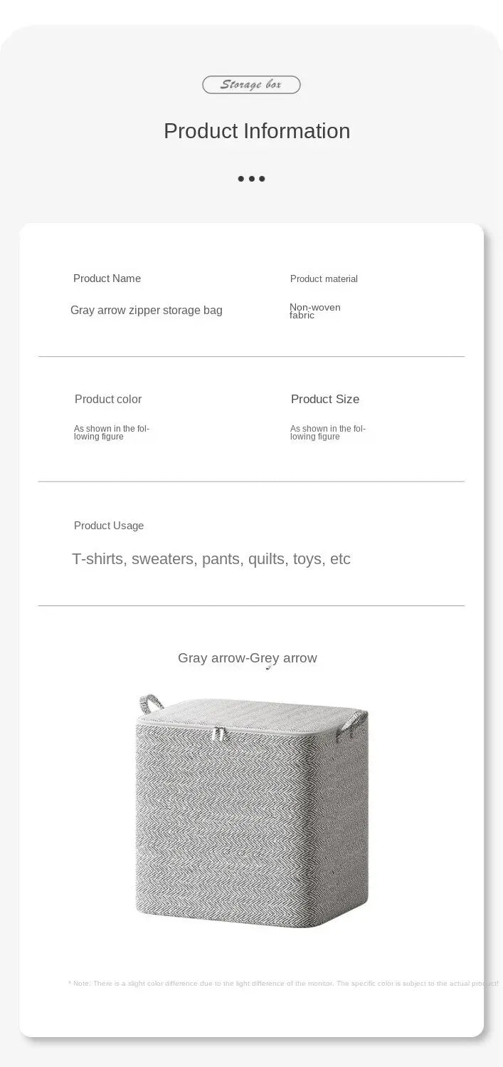 Casssa Large Capacity Storage Bag