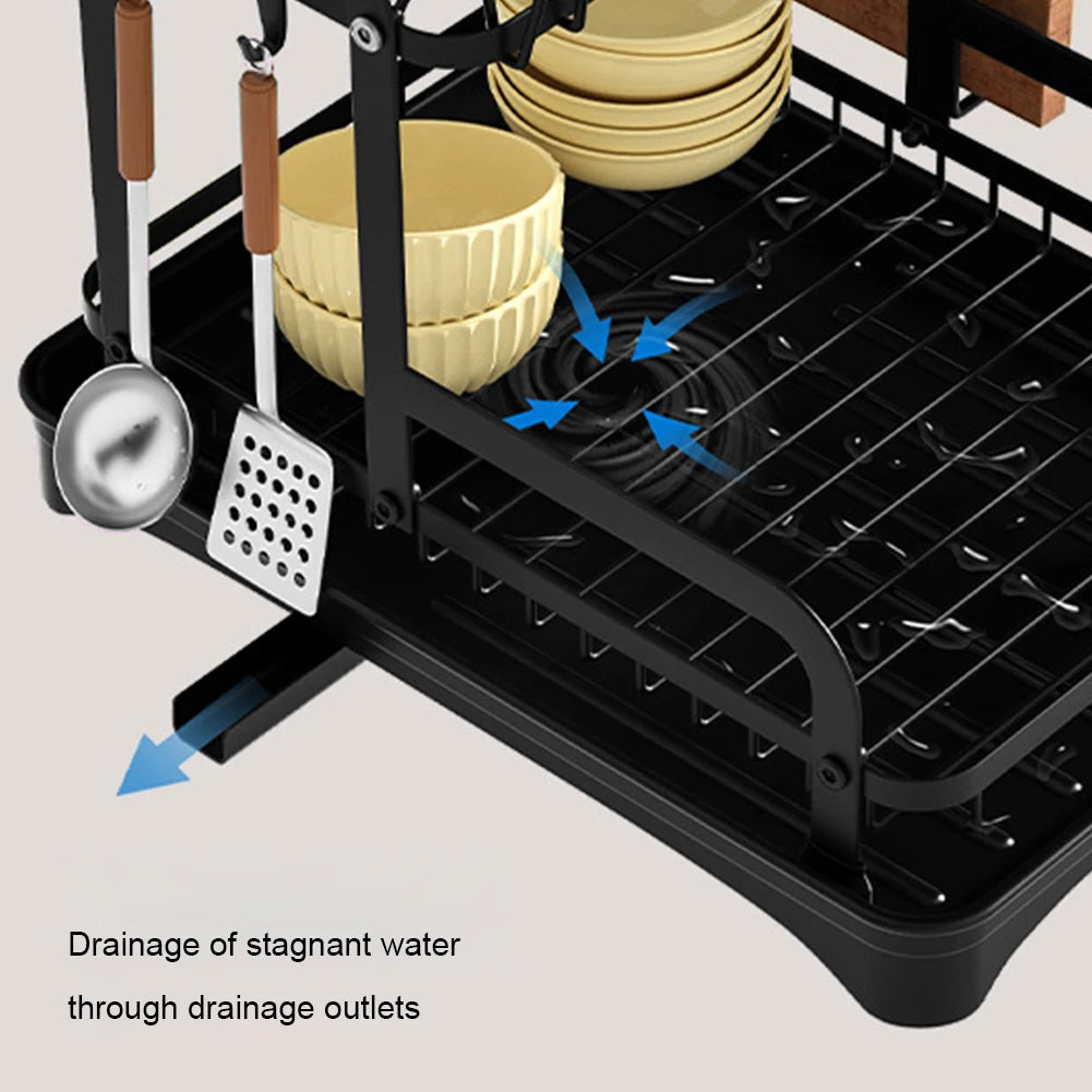 Casssa™ 2-Tier Dish Drying Rack