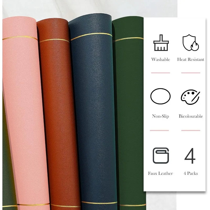 Casssa™ Leather Placemats