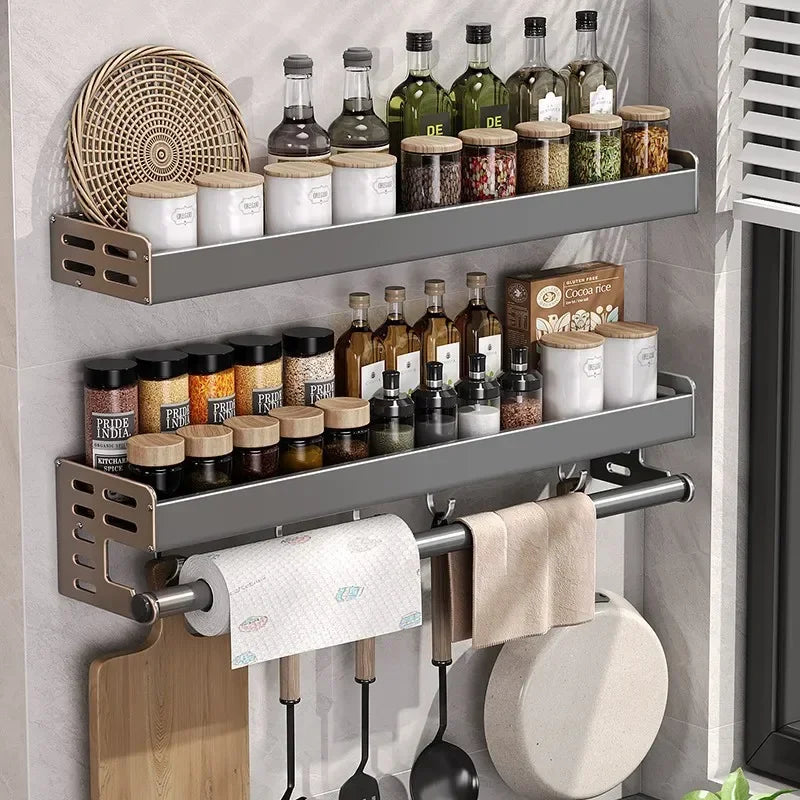 Casssa™ Wall-Mounted Kitchen Condiment Rack