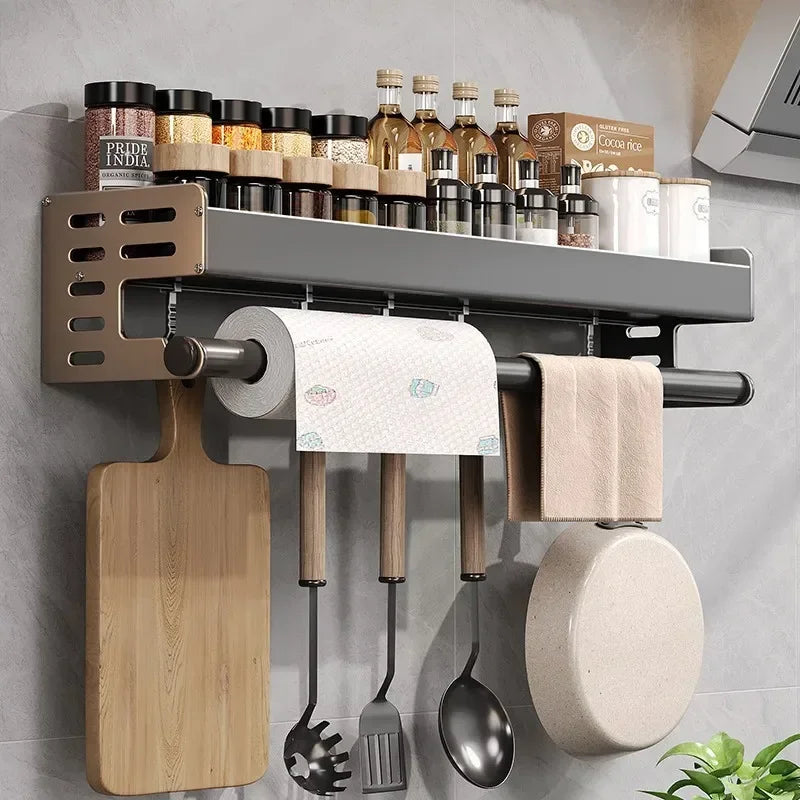 Casssa™ Wall-Mounted Kitchen Condiment Rack
