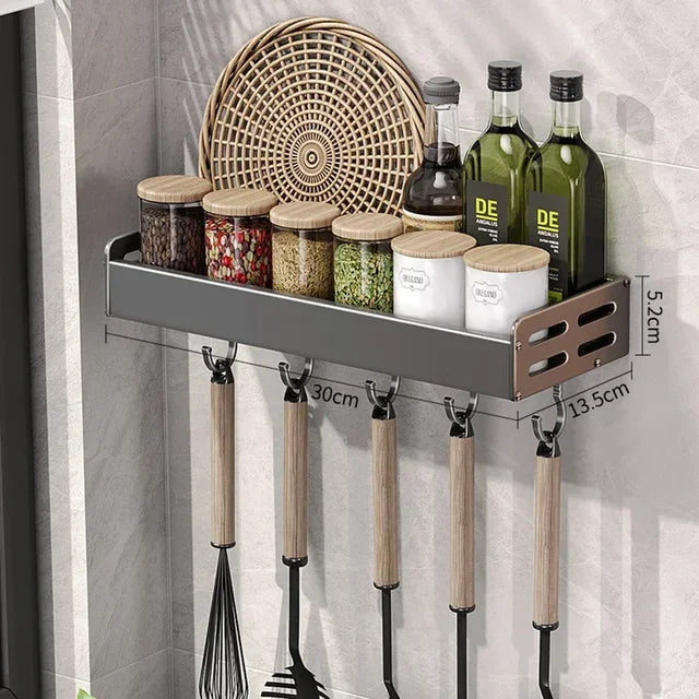 Casssa™ Wall-Mounted Kitchen Condiment Rack