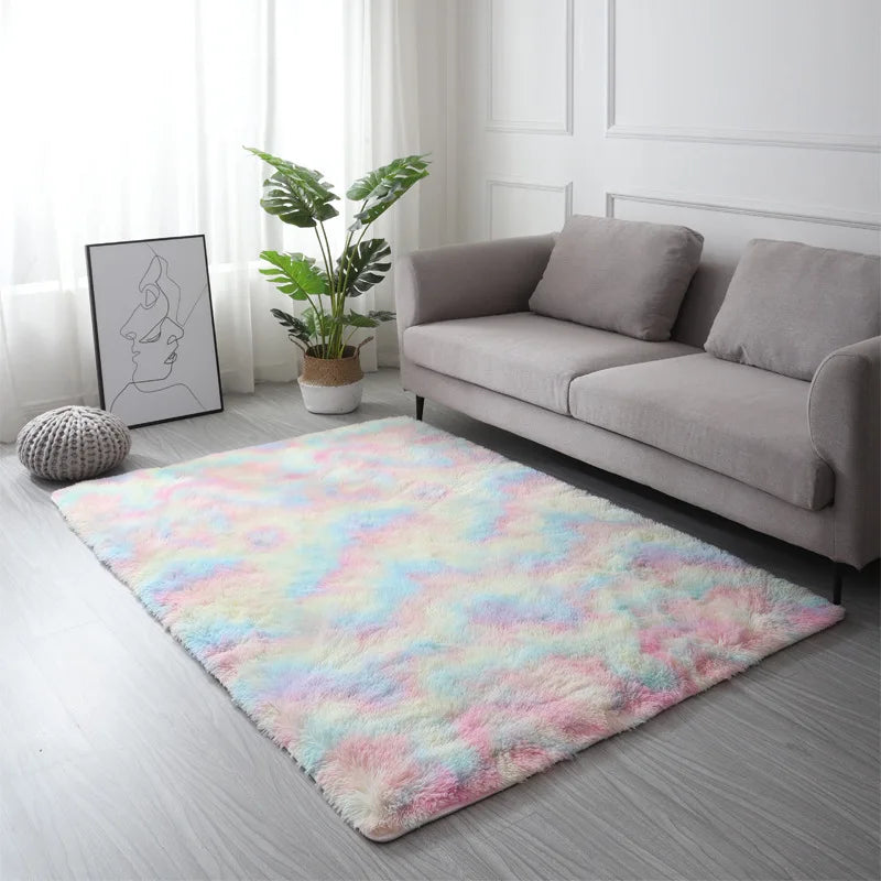CASSSA™ Tie-Dye Plush Carpet