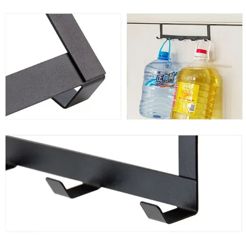 Casssa Over The Door 5 Hooks Organizer Rack