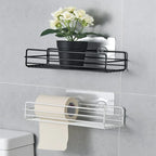 Casssa Floating Wall Shelf Metal Organizer