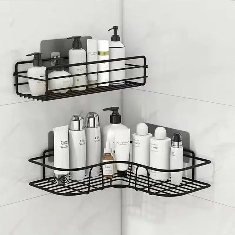 Casssa Floating Wall Shelf Metal Organizer