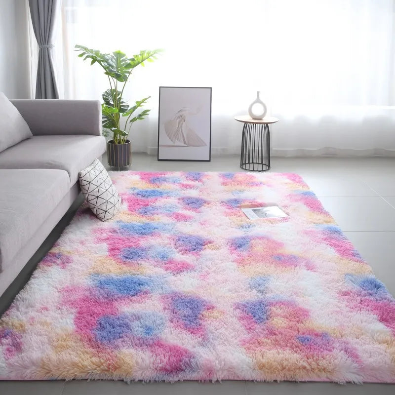 CASSSA™ Tie-Dye Plush Carpet