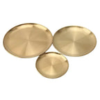 Casssa™ Gold Stainless Steel Plates