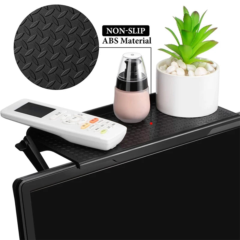 CasssaAdjustable TV Screen Top Storage Shelf