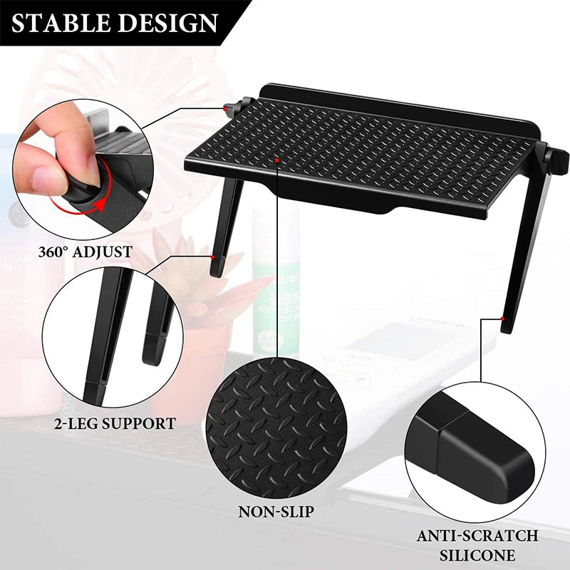 CasssaAdjustable TV Screen Top Storage Shelf