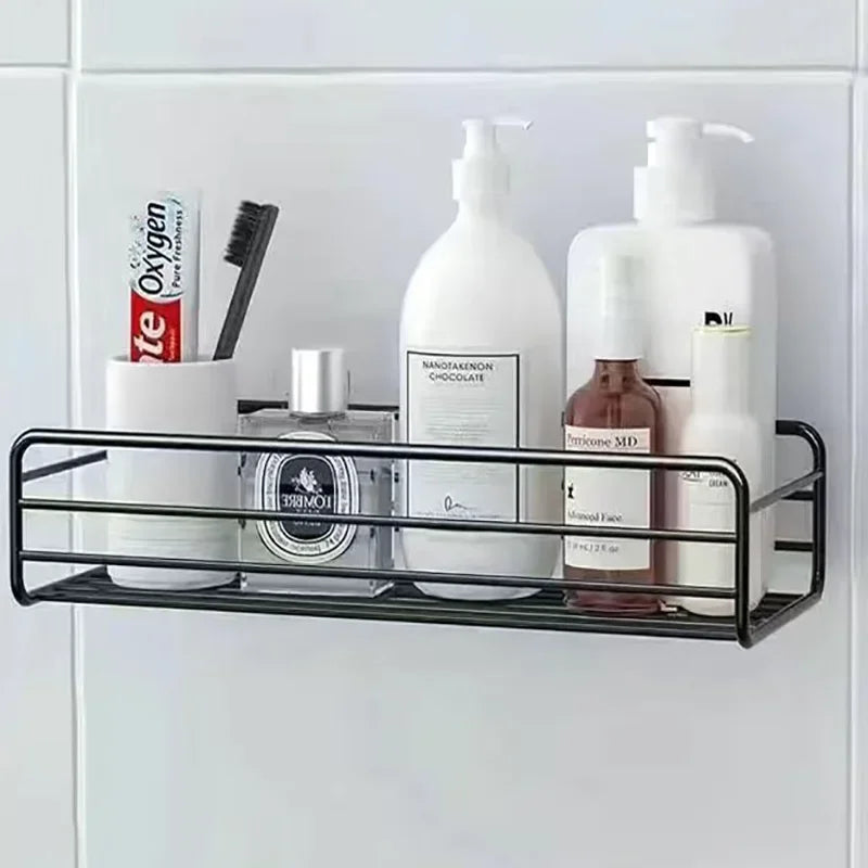 Casssa Floating Wall Shelf Metal Organizer