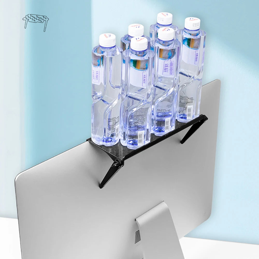 CasssaAdjustable TV Screen Top Storage Shelf