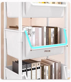 Casssa Multi-Layer Trolley Bookshelf & Storage Cabinet