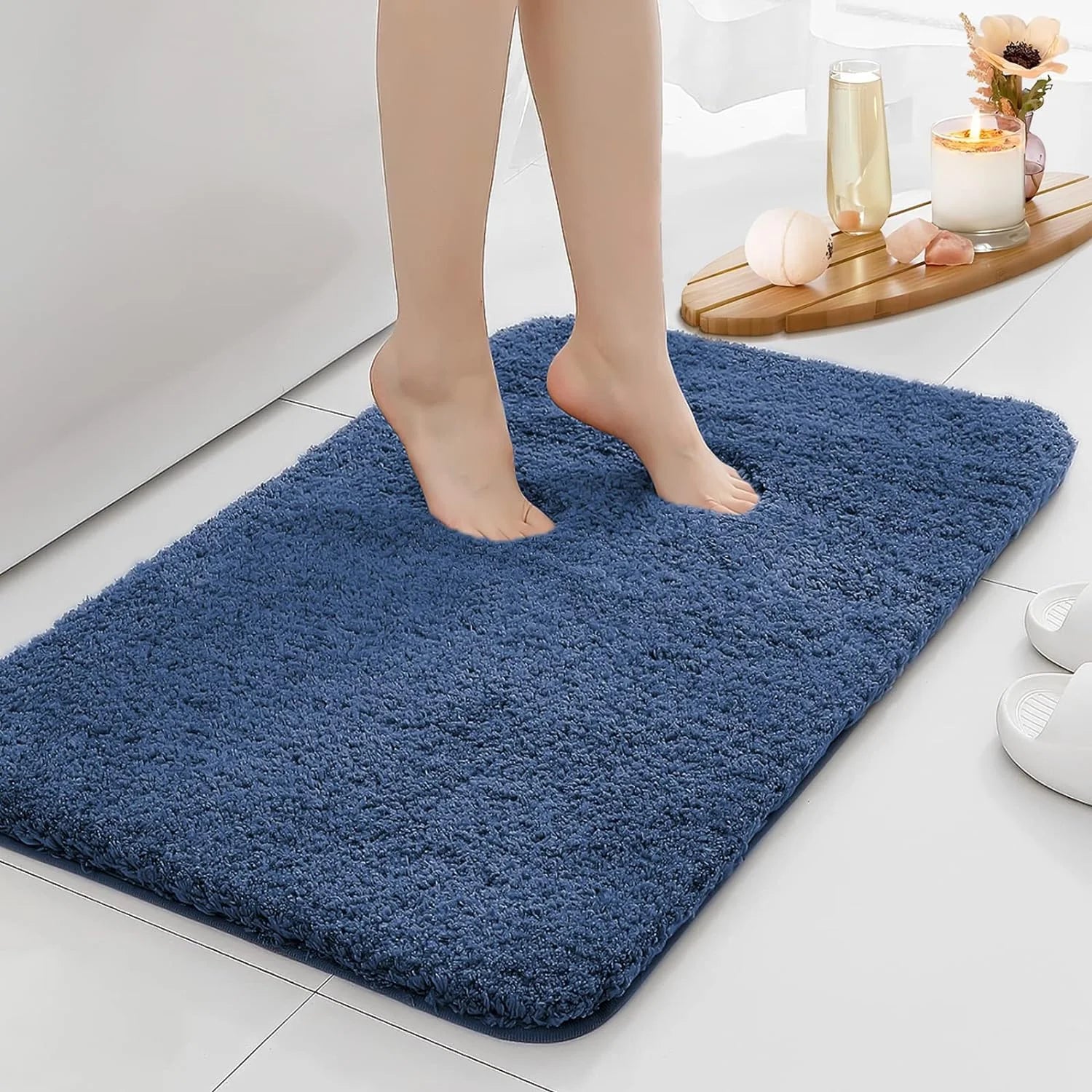 Casssa Water Absorption Anti-Slip Bathroom Mat