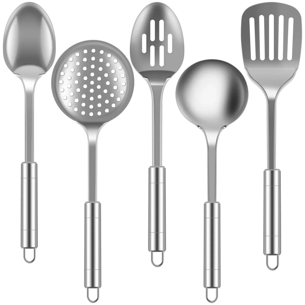 Casssa™ 5-Piece Stainless Steel Cooking Utensils Set