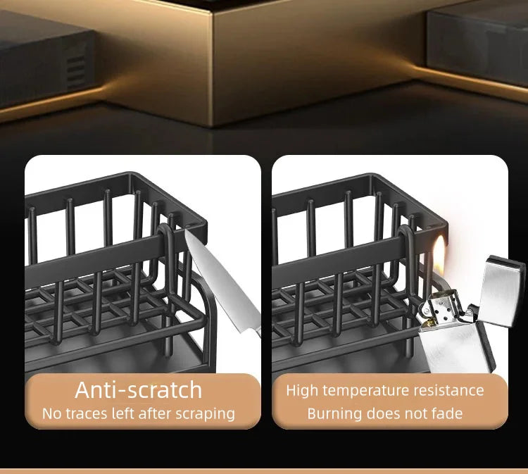 Casssa Kitchen Spice Storage Shelf with Drainage