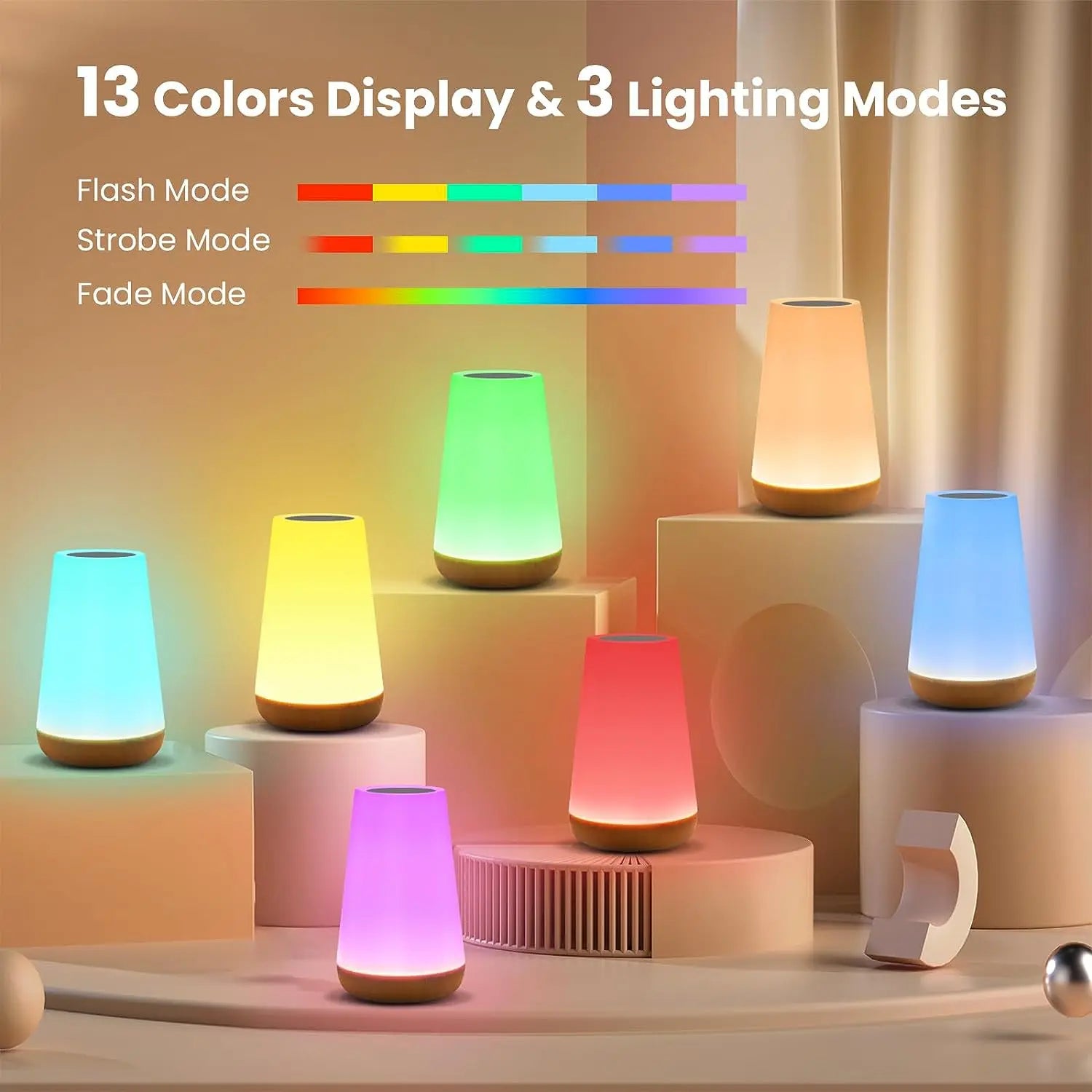 Casssa™ RGB Bedside Lamp