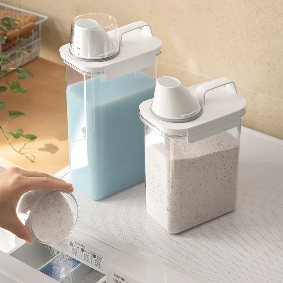 Casss Airtight Refillable Laundry Detergent Dispenser