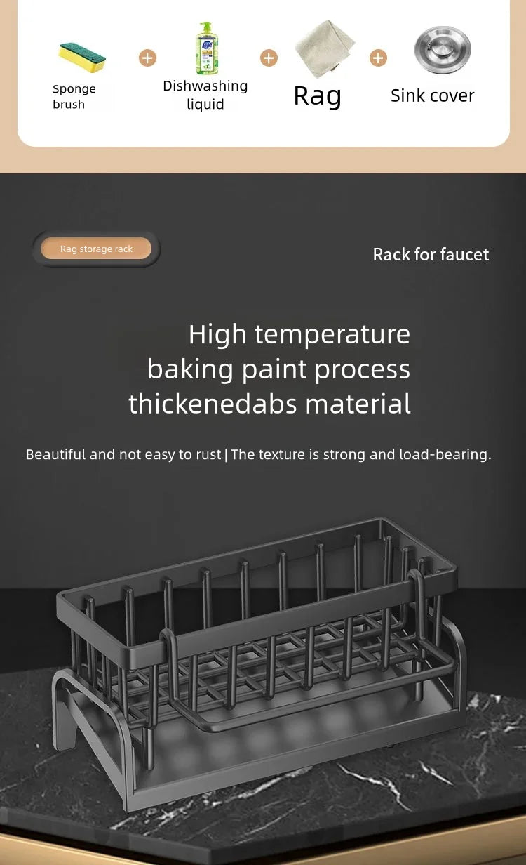 Casssa Kitchen Spice Storage Shelf with Drainage