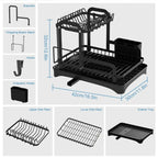 Casssa™ 2-Tier Dish Drying Rack